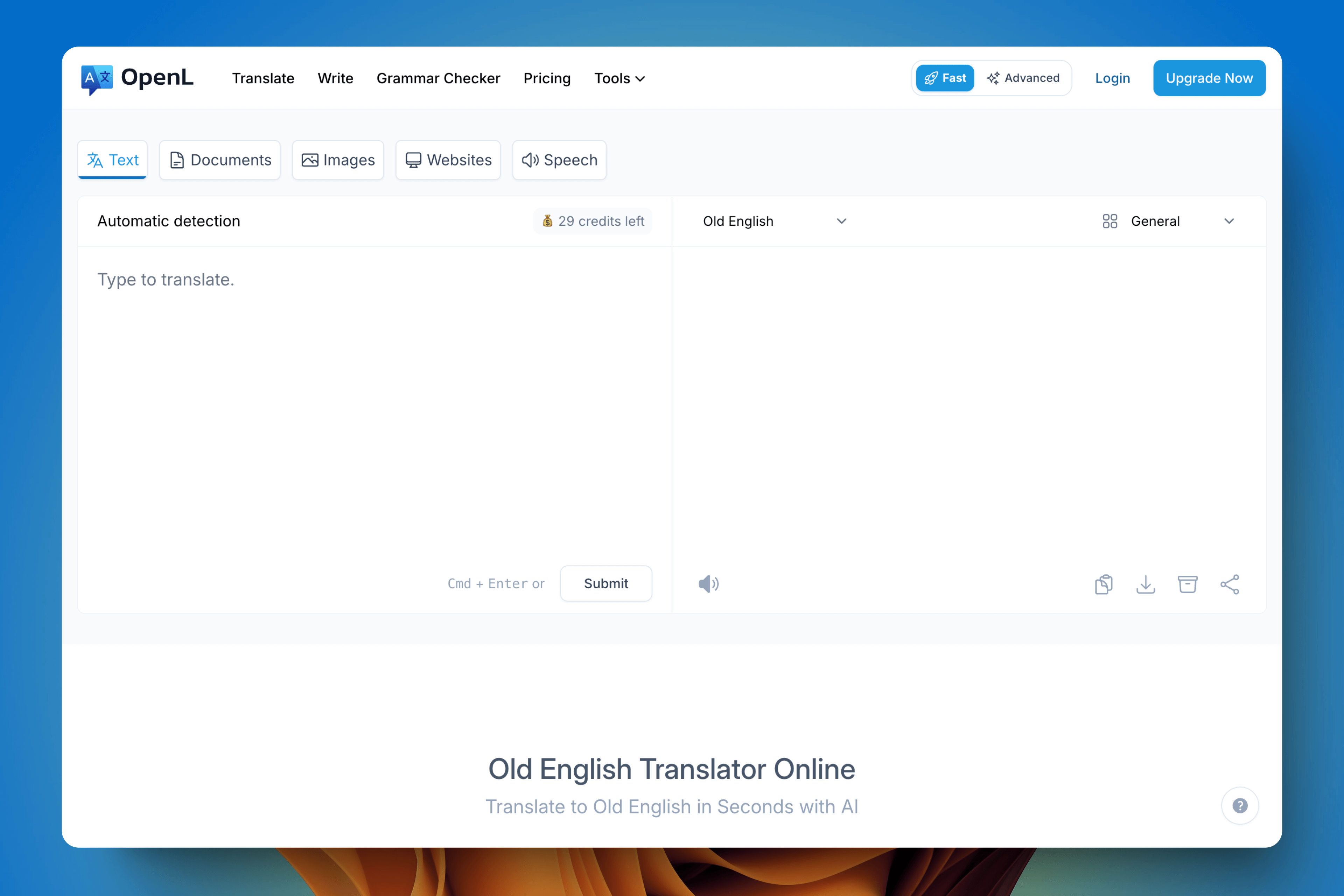 How to Translate Old English