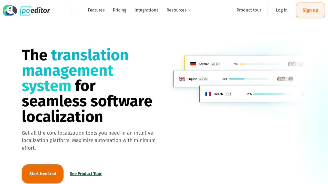 POEditor web interface